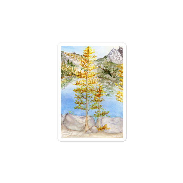 Larches of Lake Clara and Marion Sticker